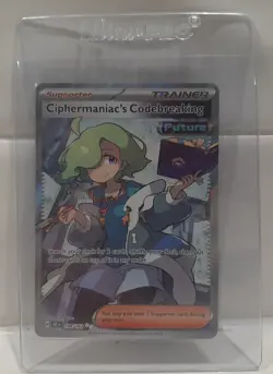 Ciphermaniac's Codebreaking 198/162 Rare Full Art SV Temporal Forces Pokemon NM - Image 1