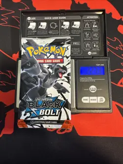 22.73g Heavy - Pokemon TCG S&V - Black Bolt Booster Pack! Semi GOD U - Image 1