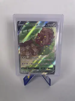 Pokemon Greedent V 257/264 SWSH08: Fusion Strike Full Alternate Art Ultra Rare - Image 1