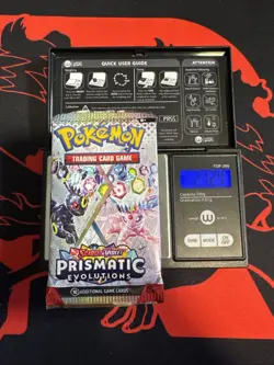 21.24g Light - Pokemon TCG S&V - Prismatic Evolution Booster Pack! Semi GOD U - Image 1