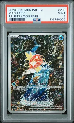 Magikarp 203/193 Pokemon Paldea Evolved PAL EN Illustration Rare PSA 9 - Image 1
