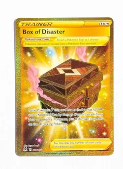 Box of Disaster ~ Pokemon Lost Origin ~ Gold Secret Rare Holo 214/196 - Image 1