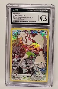 Smeargle TG10/TG30 2022 Pokemon Silver Tempest Character Rare Graded CGC 9.5 - Image 2