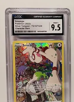 Smeargle TG10/TG30 2022 Pokemon Silver Tempest Character Rare Graded CGC 9.5 - Image 3