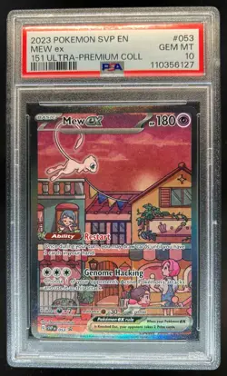 2023-25 Pokemon SV Black Star Promos - SVP EN Mew ex #053 PSA 10 - Image 1
