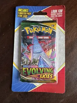 Pokemon TCG Sword & Shield Evolving Skies Blister 1 Pack + 1 Foil - LOT OF 10 - Image 3