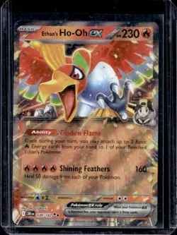 2025 Pokemon Destined Rivals Ethan's Ho-Oh ex #039/182 - Image 1