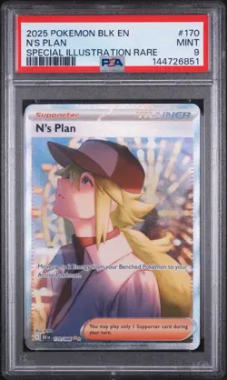 Pokemon TCG N's Plan 170/086 Black Bolt Special Illustration Rare - Image 1