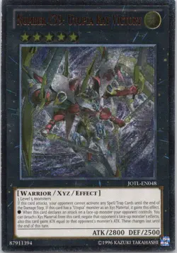 1996 YUGIOH UNLIMITED NUMBER C39: UTOPIA RAY VICTORY ULTIMATE RARE #JOTL-EN048 - Image 1