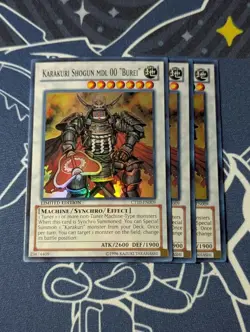 3x Karakuri Shogun mdl 00 "Burei" - CT10-EN009 - Super (NM) - Yugioh Playset - Image 1