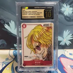 One Piece Sanji | ST01-004 | Japanese | FILM RED Finale Promo | CGC PRISTINE 10 - Image 1