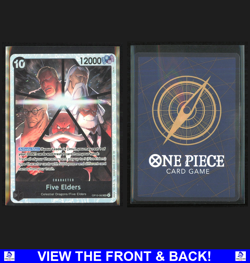 Five Elders 2025 One Piece Carrying On His Will Holo NM SR OP13 082 - Image 3