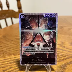 One Piece Five Elders OP13-082 Carrying On His Will Foil SR English - Image 1