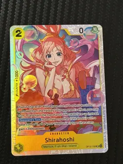 Shirahoshi Holographic Foil OP12-102 Legacy of the Master One Piece TCG - Image 1