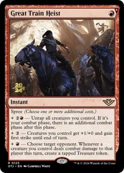 Great Train Heist -Foil Near Mint MTG Promos: Prerelease Cards - Image 1