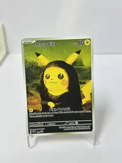 Mona Pika HP60 Metal Pokemon Card-Collectible Gift Display - Image 1