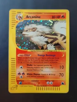 Pokemon Card-Arcanine-Skyridge-Holo-H2/H32-Rare-ENG-LP - Image 1