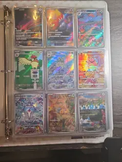 Pokemon Card Lot Binder V/VMAX IR Hits Ex 180 Cards NM Full Art - Image 1