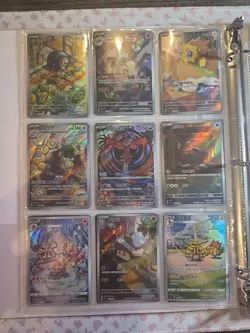 Pokemon Card Lot Binder V/VMAX IR Hits Ex 180 Cards NM Full Art - Image 2