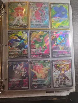 Pokemon Card Lot Binder V/VMAX IR Hits Ex 180 Cards NM Full Art - Image 3