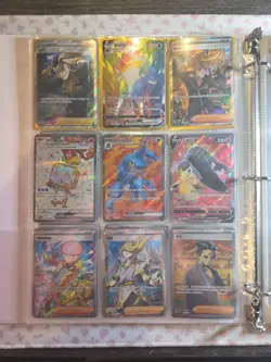 Pokemon Card Lot Binder V/VMAX IR Hits Ex 180 Cards NM Full Art - Image 4
