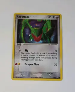 Pokemon TCG Rayquaza Holo Rare Card 3/17 Pop Series 1 - Image 1