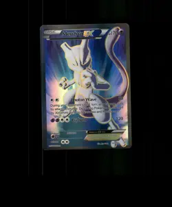 Fan-Art READ DESCRIPTION BELOW HOLO Mewtwo Card Mewtwo Pokemon Card p3 - Image 1