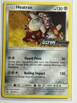 Heatran - 88/156 (Prerelease) Alternate Art Promos 088/156 MP-LP Pokemon Card - Image 1