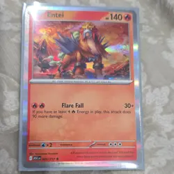 Pokemon Entei 025/217 Ascended Heroes Holo Rare TCG Card - Image 1