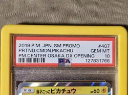 psa 10 pretend comedian pikachu #407/sm-p Promo Osaka DX Pokemon Card Japanese - Image 5