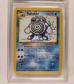 AGS 9 Poliwhirl 38/102 Base Set 1999 WOTC Pokemon Card Graded AGS Mint 9 - Image 4