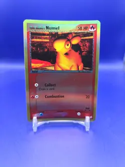 Team Magma's NUMEL vs Team Aqua POKEMON Reverse Holo 2004 Trading Card 64/95 TCG - Image 1