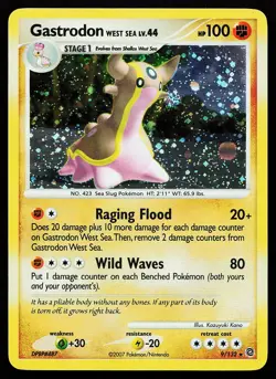 Gastrodon West Sea 9/132 Holo Rare Secret Wonders Pokemon Card - Image 1