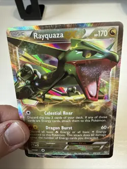 Pokemon Rayquaza EX Holo Ultra Rare Card 85/124 Dragons Exalted LP - Image 5