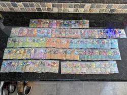Pokemon Lot Of 120+ Different Ex & V Cards No Duplicates NM - Image 1