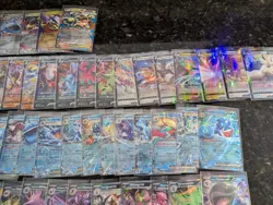 Pokemon Lot Of 120+ Different Ex & V Cards No Duplicates NM - Image 4