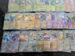 Pokemon Lot Of 120+ Different Ex & V Cards No Duplicates NM - Image 5