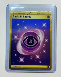 Pokemon TCG Psychic Energy Scarlet & Violet Basic Card 207/165 Gold - Image 1
