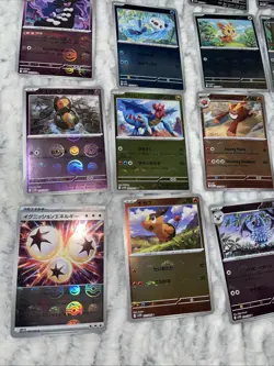 Lot of 20 Pokeball Pattern Pokemon Cards From Black Bolt White Flare All NM - Image 3