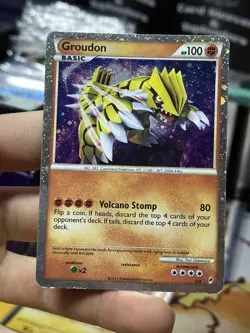 Groudon SL4 Call of Legends 2011 SHINY Holo Secret Rare Pokemon Card TCG - Image 3