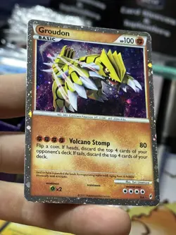 Groudon SL4 Call of Legends 2011 SHINY Holo Secret Rare Pokemon Card TCG - Image 4