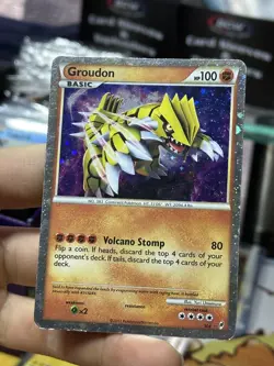Groudon SL4 Call of Legends 2011 SHINY Holo Secret Rare Pokemon Card TCG - Image 5