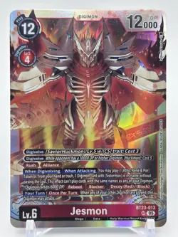 Digimon Card Game Jesmon BT23-013 SR Super Rare BT23 Hackers Slumber - Image 1
