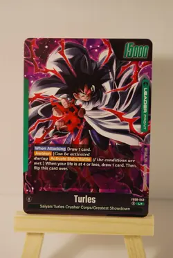 Turles FB08-049 Leader Alternate Art Saiyan's Pride Dragon Ball English Card - Image 2