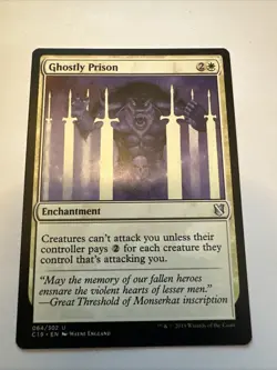 ~ Ghostly Prison ~ NM ~ Commander: Tarkir: Dragonstorm ~ MTG ~ - Image 2