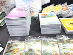 Huge Lot Of Prismatic Evolutions Pokemon Cards Dice Sleeves Tokens - Image 5