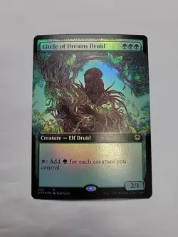 MTG - Circle of Dreams Druid (Extended Art) AFR Foil R#383 - Image 1