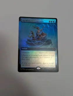 MTG - Harmonized Crescendo (Extended Art Foil) - Lorwyn Eclipsed NM/M Condition - Image 1
