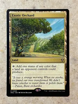 MTG NM Exotic Orchard [Murders at Karlov Manor Commander] - Image 1