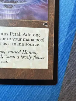Lotus Petal - Tempest - Magic The Gathering - Vintage 1997 - Image 5